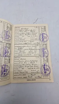 Tysk Ahnenpaß, ww2. Original