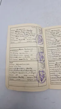 Tysk Ahnenpaß, ww2. Original