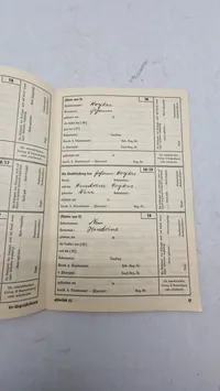 Tysk Ahnenpaß, ww2. Original