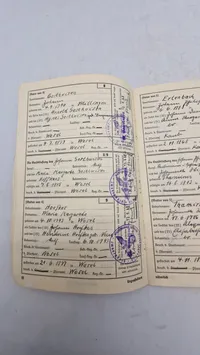 Tysk Ahnenpaß, ww2. Original