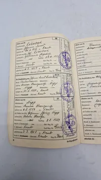 Tysk Ahnenpaß, ww2. Original
