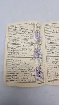 Tysk Ahnenpaß, ww2. Original