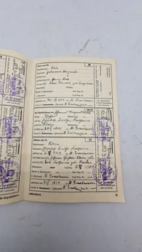 Tysk Ahnenpaß, ww2. Original