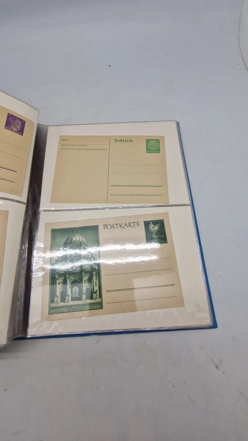 Stor samling tyske ww2 postkort mm. Flere fra olympiaden osv. originale