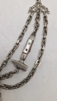Veludført tysk mine arbejder urkæde. Original