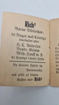 Rich børne bibliotek, originalt