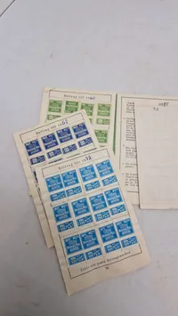 Tysk medlemsbog (Mitgliedsbuch) fra VdK (Verband der Kriegsbeschädigten, Kriegshinterbliebenen und Sozialrentner Deutschlands), specifikt fra delstatsforbundet i Rheinland-Pfalz
