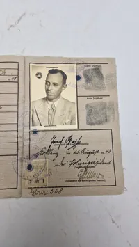 Deutsches Reich Kennkarte. Originalt