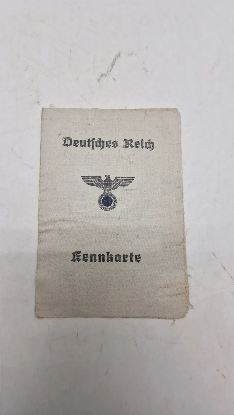 Deutsches Reich Kennkarte. Originalt