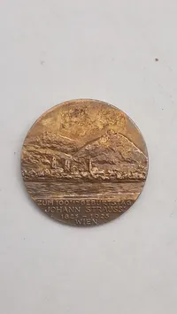 Tysk mindemedalje udgivet i 1925 for at markere 100-året for komponisten Johann Strauss den Yngres fødsel