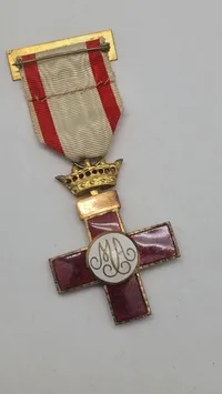 Spansk Cruz del Mérito Aeronáutico, ww2. Original