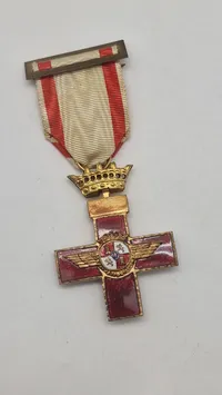 Spansk Cruz del Mérito Aeronáutico, ww2. Original