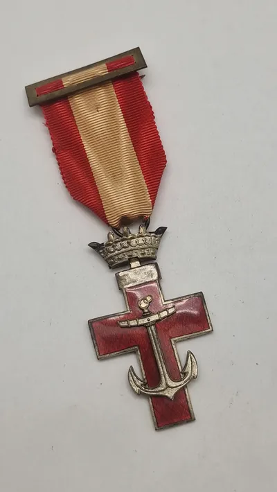 spansk Cruz al Mérito Naval, ww2. Original