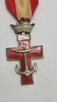 spansk Cruz al Mérito Naval, ww2. Original