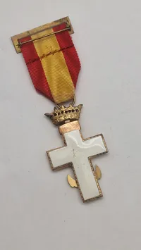 Spansk Cruz del Mérito Naval, ww2. Original