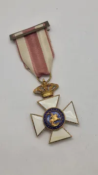 Spansk ordenskors fra Sankt Hermenegilds Orden (Real y Militar Orden de San Hermenegildo), ww2. Original