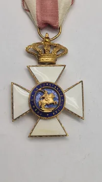 Spansk ordenskors fra Sankt Hermenegilds Orden (Real y Militar Orden de San Hermenegildo), ww2. Original