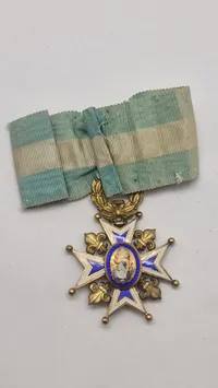 Spansk Kommendørkors af Karl III's Orden (Orden de Carlos III) fra Spanien. Original