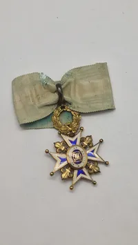 Spansk Kommendørkors af Karl III's Orden (Orden de Carlos III) fra Spanien. Original