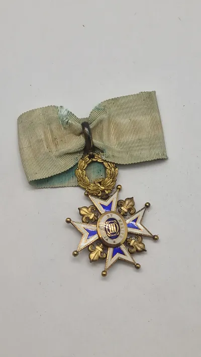 Spansk Kommendørkors af Karl III's Orden (Orden de Carlos III) fra Spanien. Original