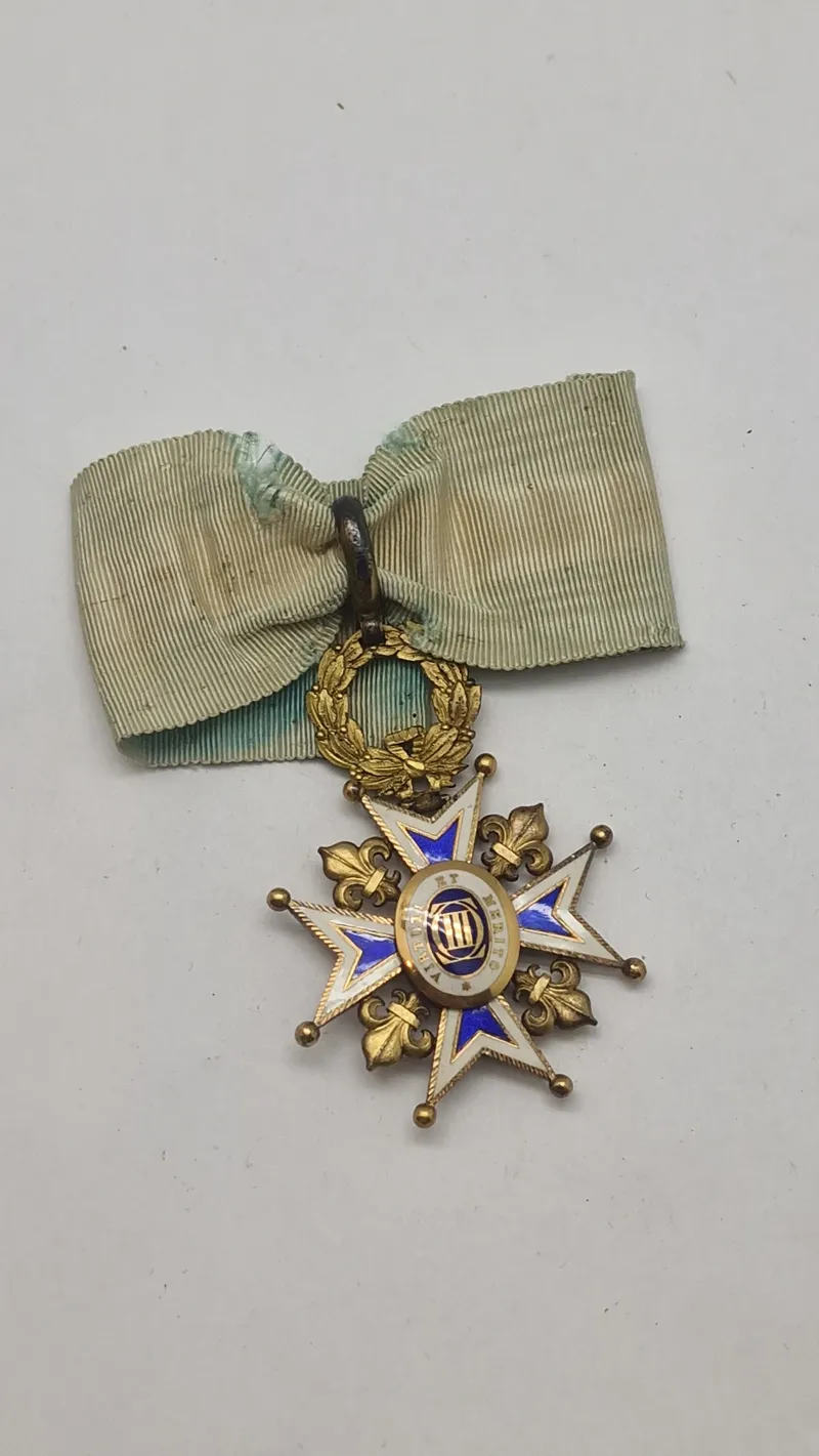 Spansk Kommendørkors af Karl III's Orden (Orden de Carlos III) fra Spanien. Original