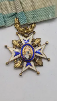 Spansk Kommendørkors af Karl III's Orden (Orden de Carlos III) fra Spanien. Original