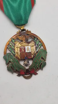 Spansk Orden Civil de África (Civil Order of Africa), ww2. Original