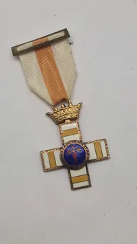 Spansk Cruz a la Constancia en el Servicio (Long Military Service Cross) for underofficerer (NCOs), ww2. Original