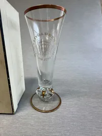 Originalt Livgarde jubilæumsglas, Design Jacob E. Bang Holmegaard