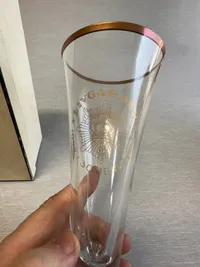 Originalt Livgarde jubilæumsglas, Design Jacob E. Bang Holmegaard