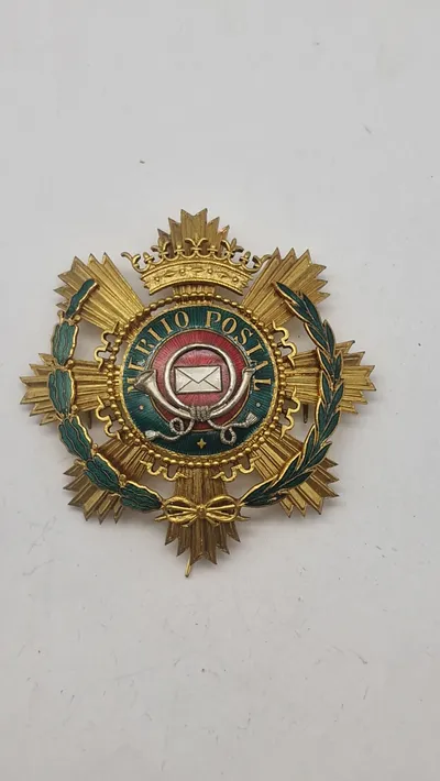 Spansk Civil Orden for Postvæsenets Fortjenester (Orden Civil del Mérito Postal). Original