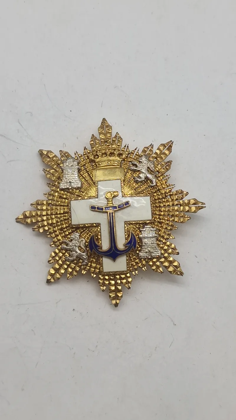 Spansk Søfortjenestesorden (Cruces del Mérito Naval), ww2. Original