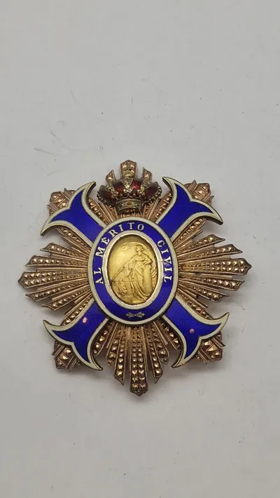 Spansk Orden for Civil Fortjeneste (Orden del Mérito Civil), . Original