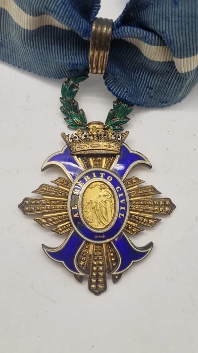 Spansk Orden del Mérito Civil, ww2. Original