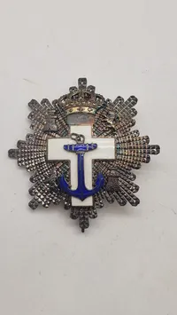 Spansk orden for sømilitær fortjeneste ("Cruz del Mérito Naval"). Original