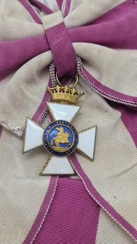 Spansk San Hermenegildo-medalje (Real y Militar Orden de San Hermenegildo), ww2. Original