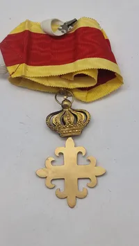 Spansk Military Order of the Collar of Saint Agatha of Paternò. Original