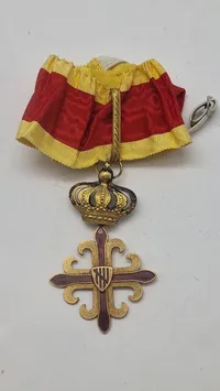 Spansk Military Order of the Collar of Saint Agatha of Paternò. Original