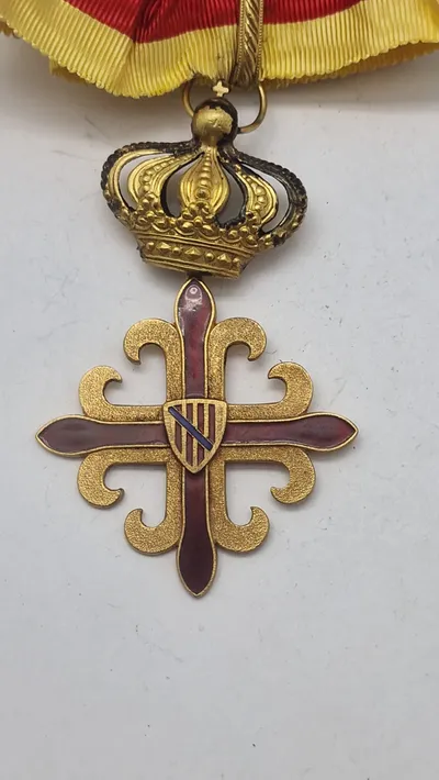 Spansk Military Order of the Collar of Saint Agatha of Paternò. Original