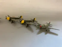 Samling ældre modelfly - tyske ww2 og RAF