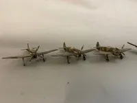 Samling ældre modelfly - tyske ww2 og RAF