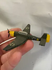 Samling ældre modelfly - tyske ww2 og RAF