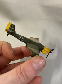 Samling ældre modelfly - tyske ww2 og RAF