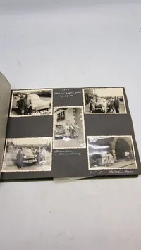 Tysk fotoalbum. Originalt