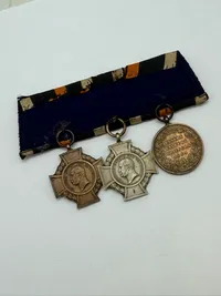 Tysk 1864 og 1871 veteran medalje spange, original