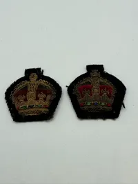Engelske WW2 kroner til uniform