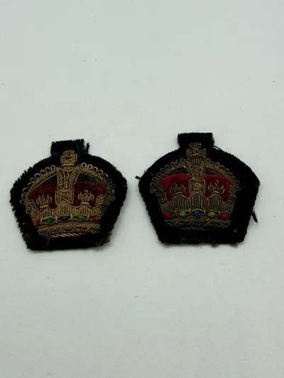 Engelske WW2 kroner til uniform