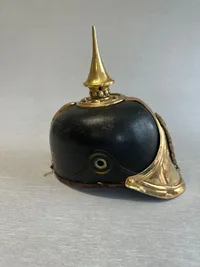Original Swedish Model 1881 Royal Dragoons NCO Spiked Cavalry Helmet