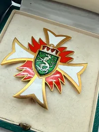 Samling brandmedaljer i æske, Østrig