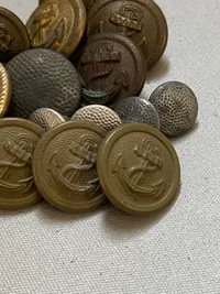 Samling Originale tyske Kriegsmarine knapper - ww2